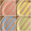 Platos lineas pasteles